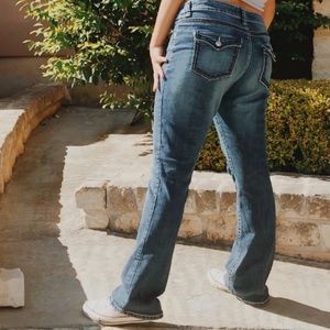Women's Lee blue denim jeans bootcut